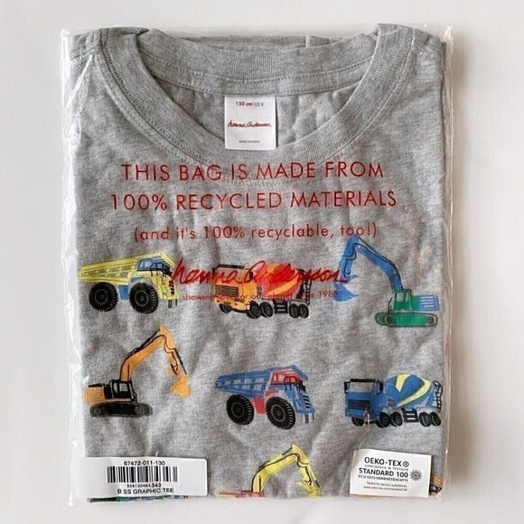 NEW Hanna Andersson Boys Tee Size 10 Years 12 Years - Picture 6 of 6